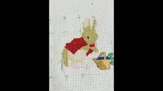 【刺繍】ピーターラビット73号②　#ばけばけ感想  おトキ〜😭