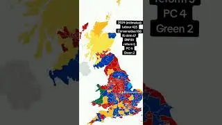 UK election 2019 vs 2024 #shorts