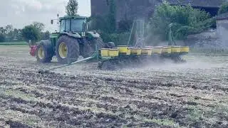 NewsAgricoltura - strip till e semina mais con ploeger e john deere