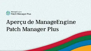 Aper&ccedil;u de ManageEngine Patch Manager Plus
