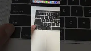 Как отобразить функциональные клавиши на Mac Pro с сенсорной панелью ￼#shorts #mactutorial #macpro