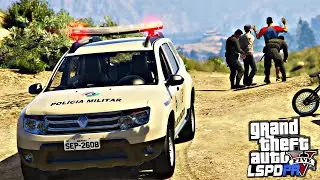 ABORDANDO ALUNOS DA FACULDADE - PMSC - GTA 5 ROTINA POLICIAL