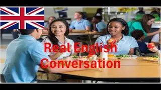 Having Lunch || Eating an Apple || Real English Conversation