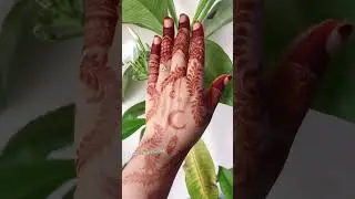 MashAllah ki sundor color ✨ #shortvideo #henna #ytshorts #mehndi #viralshorts #explore #art #fyp