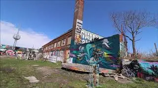 Graffiti Art Park in Detroit