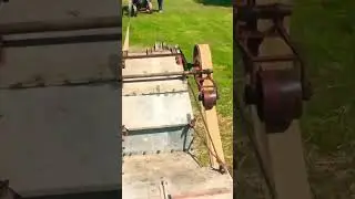 1/2 Scale Case vs. Full Size Threshing Machine