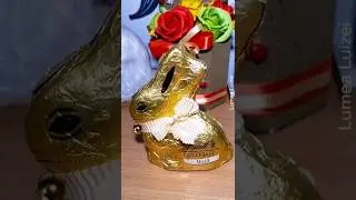 LINDT WHITE CHOCOLATE 🍫 EASTER BUNNY 🐇🥚🌷LINDT GOLDHASE WEISS✨ #lindt #easter #chocolate #happyeaster