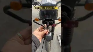 Hunter 350 Abs Wheel Speed Sensor Installation #royalenfield #hunter350review #shorts