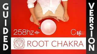 Root Chakra Activation Guided Meditation | 258Hz Crystal Singing Bowl Sound Bath for Grounding