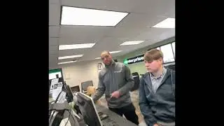 Enterprise Rent-A-Car Clerk calls a frustrated customer an A$$HOLE several times after their error!