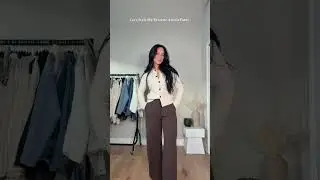 Styling my favorite Aritzia pants 🤍 I love that they can be easily dressed up or down