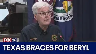 LIVE: Tropical Storm Beryl update: Texas leaders on preparations