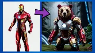 AVENGERS But BEAR 🧸 VENGERS 🔥 All Characters (marvel & DC) 2024💥