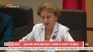 Grecean&icirc;i: noi nu vom crea o &bdquo;istorie de succes&rdquo; pe h&acirc;rtie
