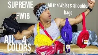 ALL SUPREME FW18 WEEK 1 WAIST BAGS AND SHOULDER BAGS ***ALL COLORS***