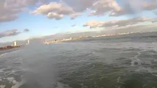 Jetski GoPro Camera Gosport to Portsmouth, see the Spinnaker Tower