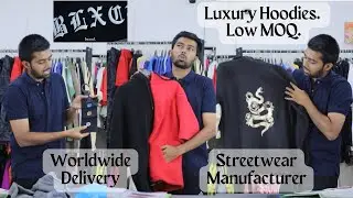 Manufacturer for customized oversized T-shirts, Hoodies for luxury brands | Thugger Corp | Bluorng