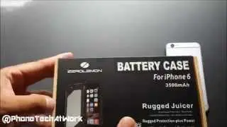 ZeroLemon iPhone 6 3500 Mah Battery Case Unboxing