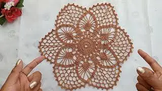Tutorial de Flor Hexagonal a Crochet