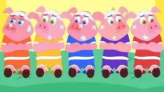 Five Little Piggies | Nursery Rhymes For Children | Cartoon Videos For Babies by Kids Tv