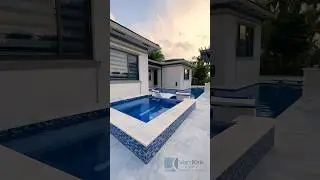Fits like a puzzle. #CustomPools #LuxuryLiving #SwimGoals #VanKirkExcellence #OutdoorBliss