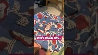 Zero Waste DIY | Old Clothes Cushion Cover