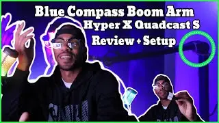 Синяя штанга-компас | Настройка и обзор HyperX Quadcast