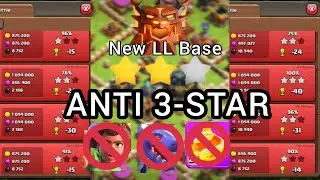 Анти-3-звездочная база TH17 | Новая база LL и CWL|@ClashOfClans