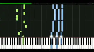 Red Hot Chili Peppers - Hard to concentrate [Piano Tutorial] Synthesia | passkeypiano