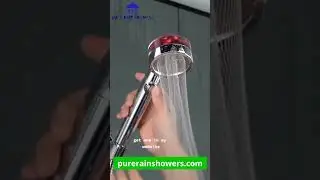 Pure Rain Shower's Filtered Hydro Shower Jet! #shorts