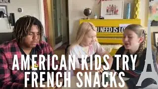 American kids try French snacks
