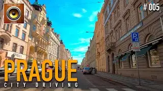 The city driving of Prague, from Troja district to Wenceslas Square 🎹 Czech Republic 4K HDR 60fps