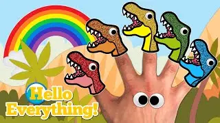 Color Dinosaur Finger Family | Kids Songs and Nursery Rhymes