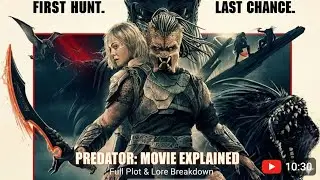 PREDATOR BADLANDS [2025]  | Predator movie explain in Hindi Predator badland 2016 #predatorbadlands 