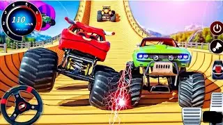 Monster Truck Mega Ramp Impossible Driver - Car Extreme Stunts GT Racing - Android GamePlay