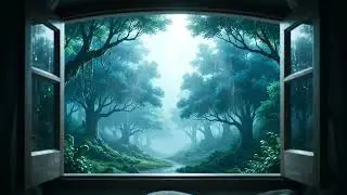 Window to a Whispering World #Rain, #Forest, #Serene, #View,#Mindfulness, #Breathing, #ASMR#Relaxing
