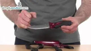 Tusa X Pert ll Titanium Knife-www.simplyscuba.com