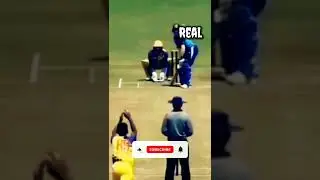 Murugan Ashwin bowling action real vs game #shorts #ytshorts #realcricket20 #muruganashwin #cricket