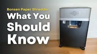 Bonsen Heavy Duty Paper Shredder Review - Amazon Paper Shredder Review