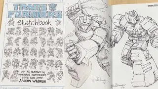 Simply stunning transformers generation one sketchbook by Andrew Wildman showcase and review. G1 art