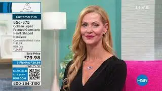 Colleen Lopez Faceted Gemstone and Pav Zircon HeartShape...