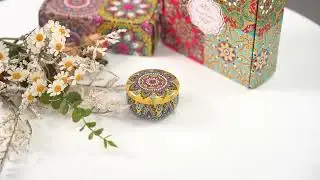 4pcs Soy Wax Scented Candle Set &ndash; Jasmine, Sandalwood, Lavender & Rose | Gift Box China