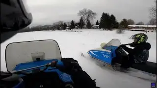 RACE DAY - Kawasaki Sno-Jet SST 340 vs Astro 440 - GoPro