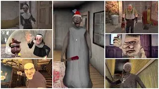 HIDE AND CAUGHT - PART #3 | MR MEAT*A STRANGER PLACE*GRANNY CHAPTER 2*EVIL NUN 2*SCARY MANSION*&more