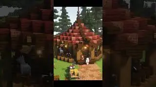 Building a Horse Stable in Minecraft #minecraft #timelapse