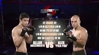 #SFT  #MMA  SFT2 MMA - Alan Nascimento Puro Osso x Alex Pica Pau (Narra&ccedil;&atilde;o Anderson Carvalho)