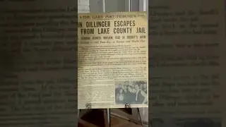 Where Did John Dillinger Really Escape? Exploring Crown Point Jail&rsquo;s Most Famous Cell #johndillinger