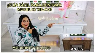 COMO RENOVAR O PINTAR UN MUEBLE EN MADERA F&Aacute;CIL