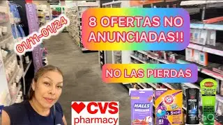 8 OFERTAS NO ANUNCIADAS!! no LAS PIERDAS CVS✨01/11-01/24✨#cvscouponing #ofertas #couponing #cupones