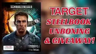 TERMINATOR 2/ TOTAL RECALL BLURAY STEELBOOK UNBOXING! | TARGET EXCLUSIVE | DIGITAL CODE GIVEAWAY!
